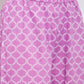 Purple Printed Kurta Set